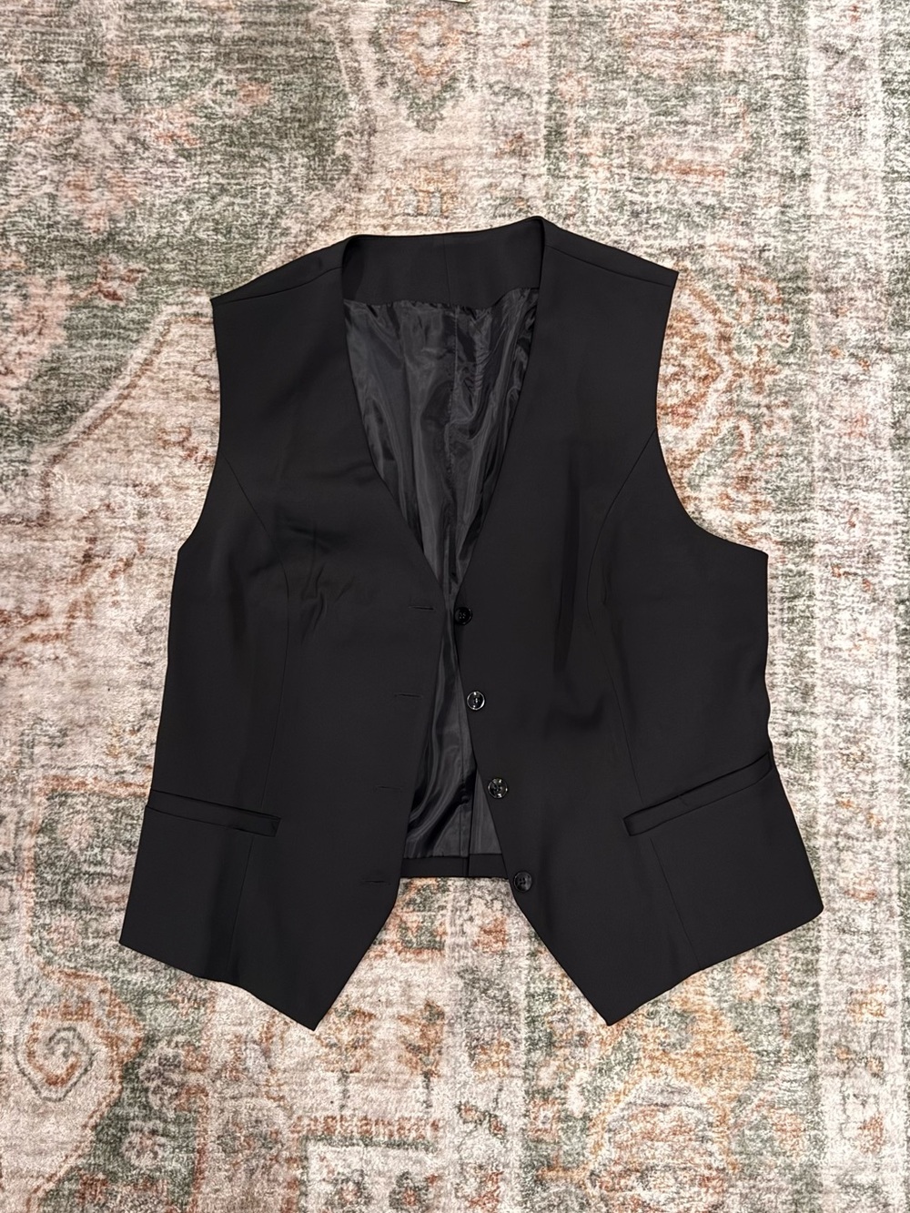 Women's Black Dress Vest - Classic Formal Waistcoat